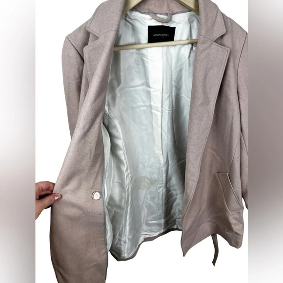 Banana Republic • Melton Wool Side Tie Coat - Picture 5 of 10